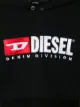 Diesel Kids كنزة بغطاء رأس وشعار متباين اللون