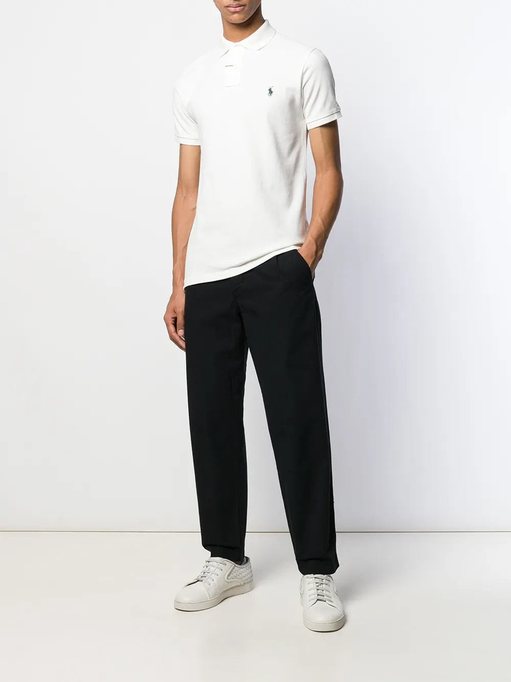 Polo Ralph Lauren Poloshirt met geborduurd logo - Wit
