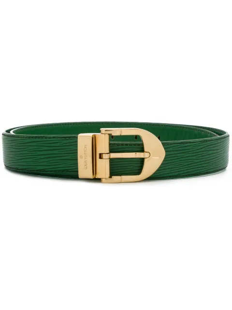 Louis Vuitton Pitted Logo Belt - Farfetch