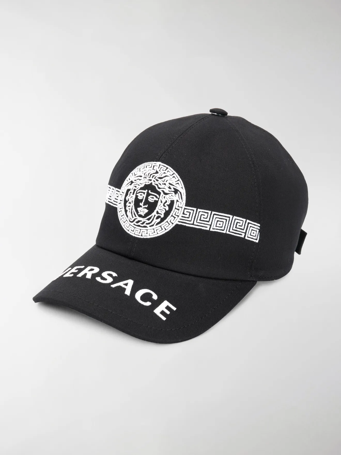 Versace Medusa motif baseball cap black MODES