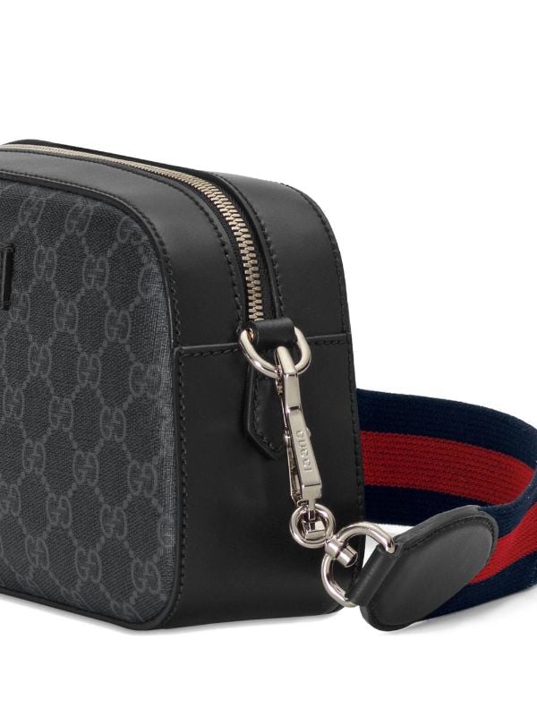 Buy Gucci Black Interlocking G Shoulder Bag in GG Supreme Canvas for MEN in  UAE