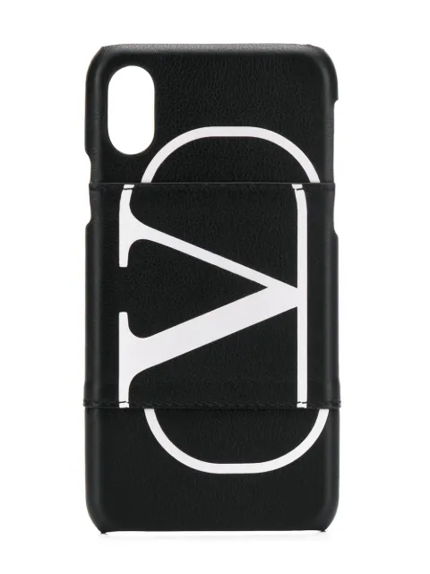 Click to view more detailed imagery on our partner's website Valentino Garavani Go Logo Iphone X Case In Black