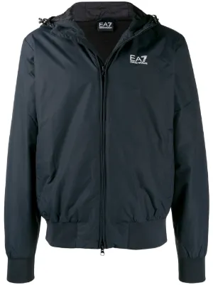 ea7 bodywarmer with hood