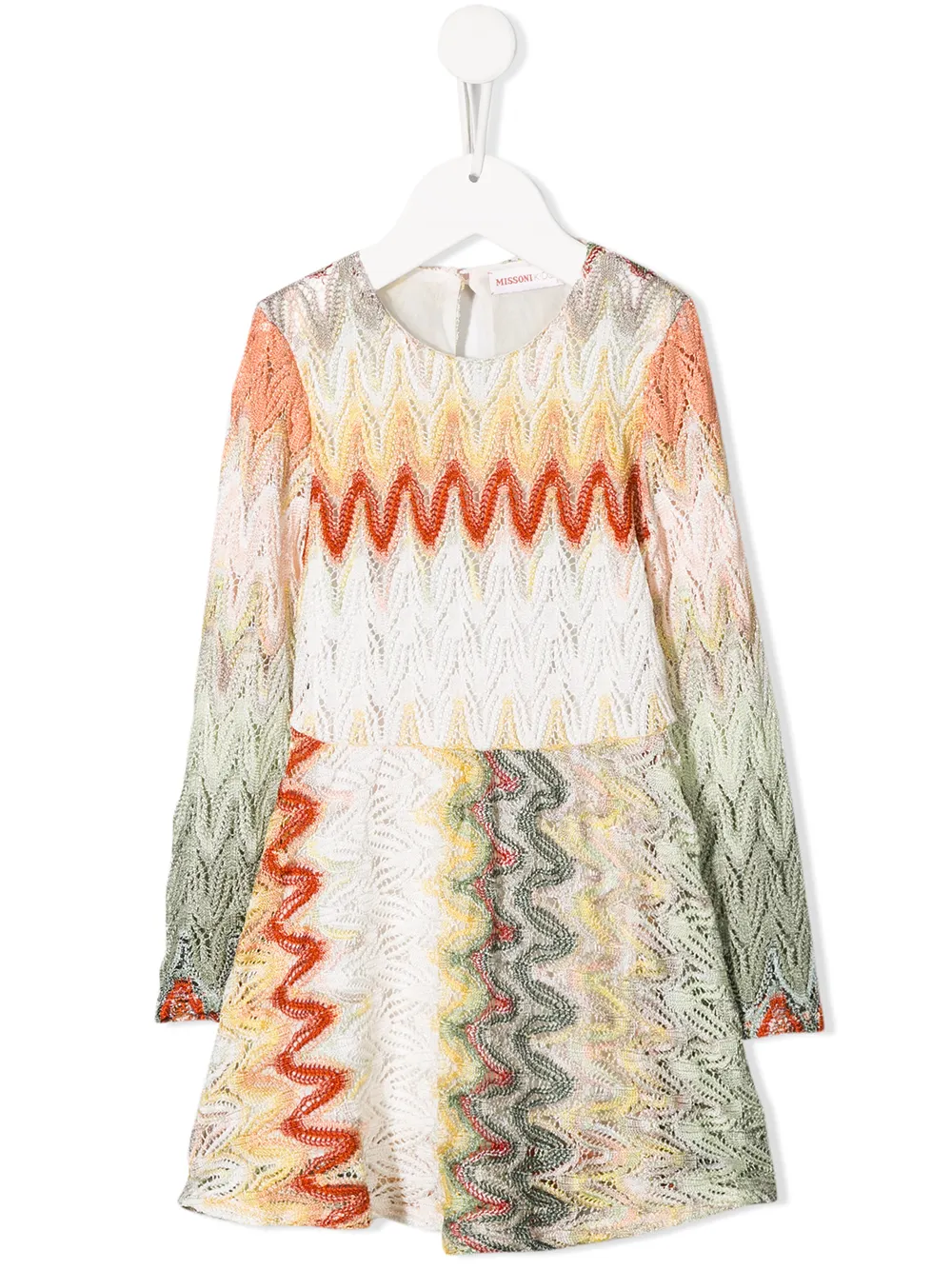 Missoni Kids vestido con motivo de puntos - Neutro