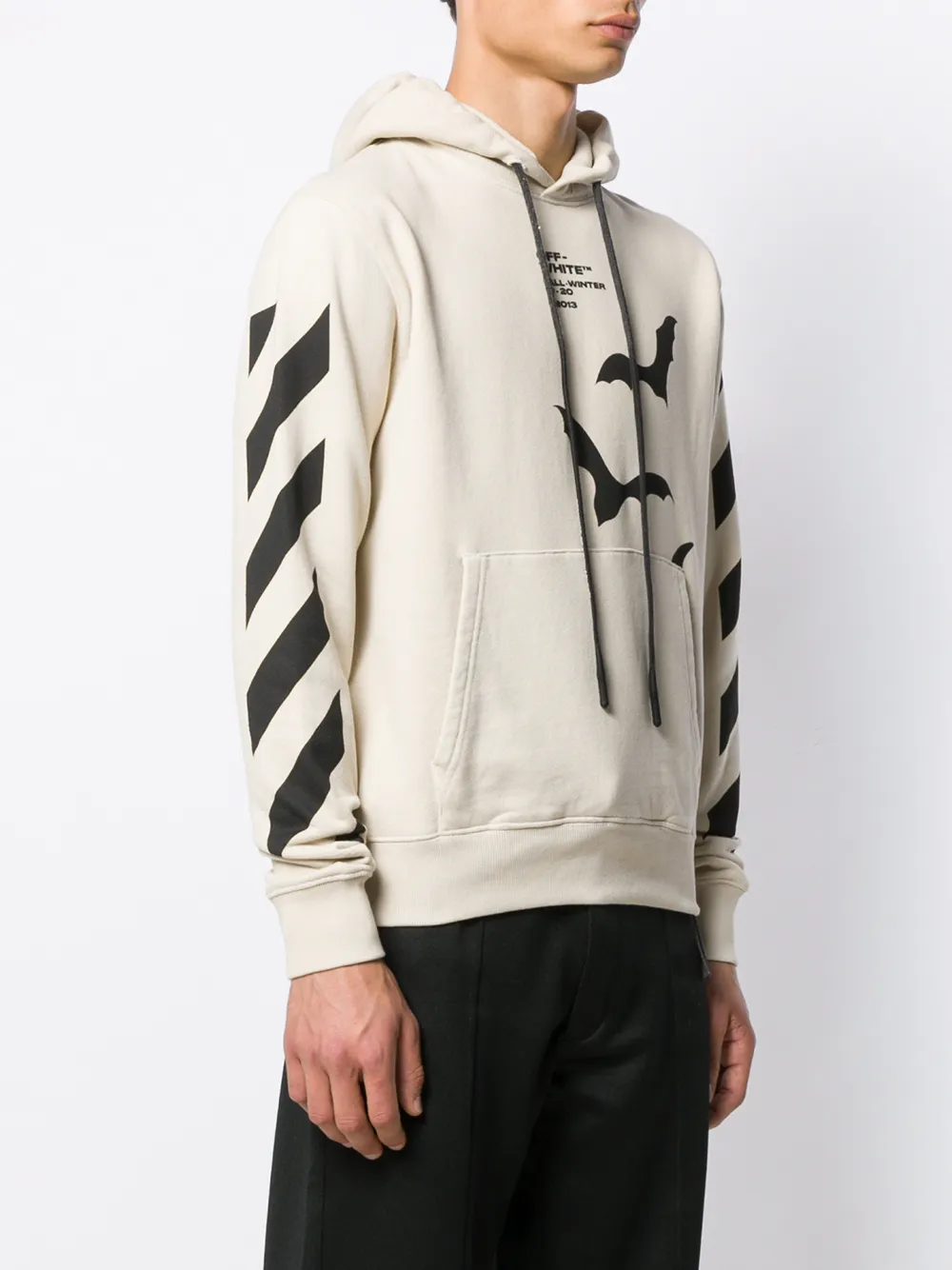 off white bat hoodie