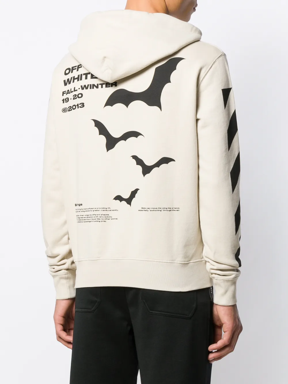 off white bat hoodie