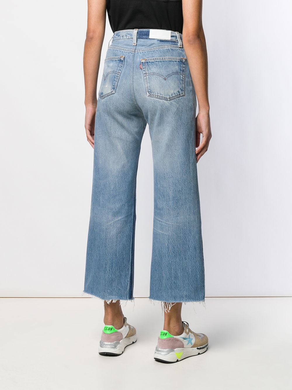 RE/DONE straight-leg Cropped Jeans - Farfetch