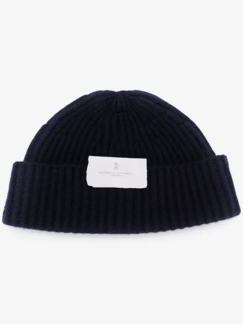 Brunello Cucinelli ribbed beanie