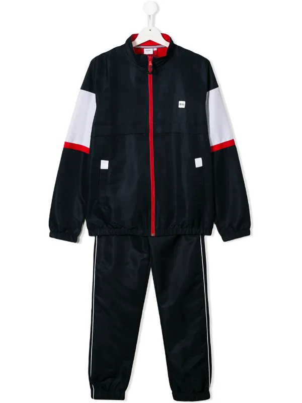colour block tracksuit