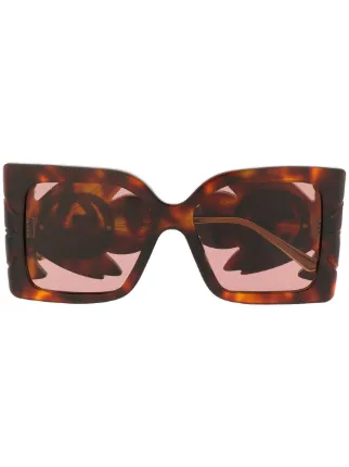 Gucci leaf sunglasses clearance