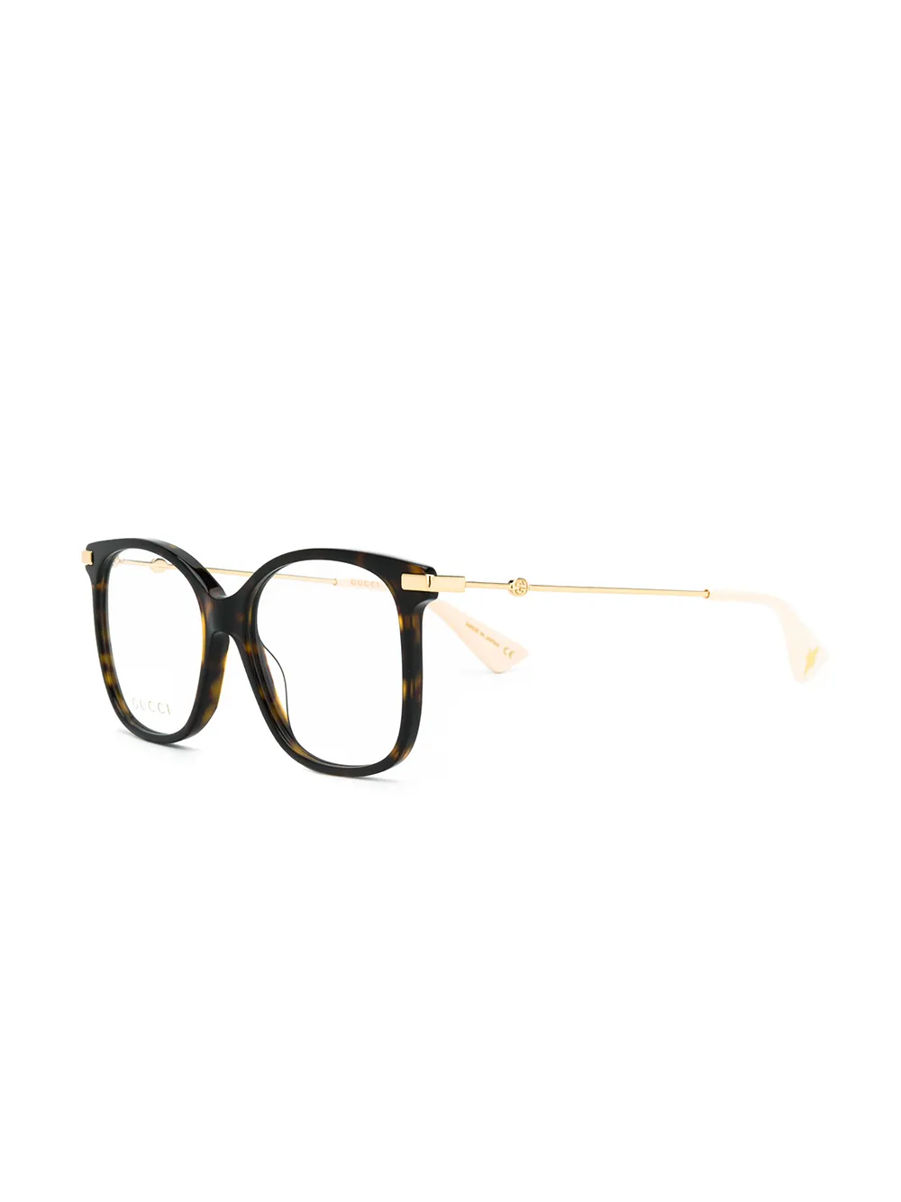 Gucci Eyewear Bril met vierkant montuur Bruin