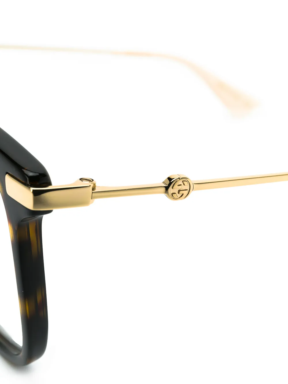 Gucci Eyewear Bril met vierkant montuur Bruin