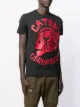 Dsquared2 "caten" skull logo patch T-shirt