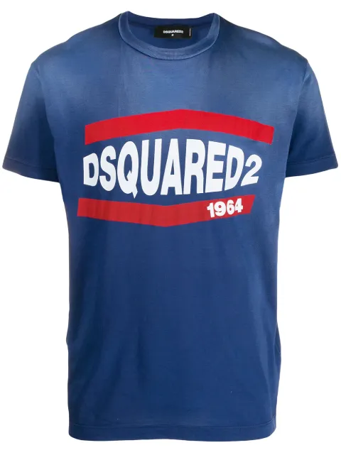 DSQUARED2 playera con logo estampado