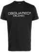 Image 1 of Dsquared2 contrasting logo stamp T-shirt