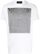 Image 1 of Dsquared2 logo striped square T-shirt