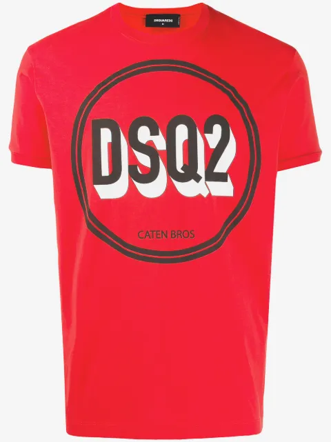 DSQUARED2 T-Shirt mit rundem Logo