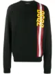 الصورة 1 من Dsquared2 كنزة مخططة بشعار