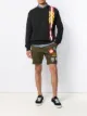 الصورة 2 من Dsquared2 كنزة مخططة بشعار