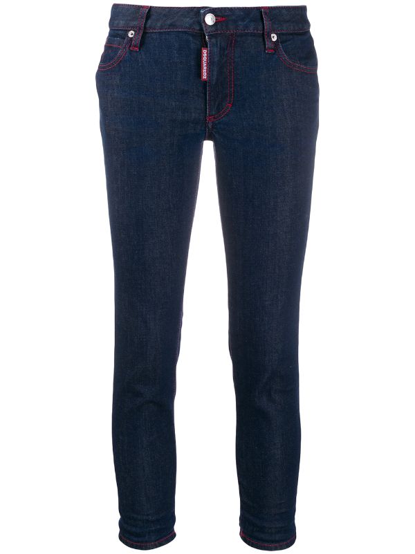 dsquared2 skinny cropped jeans