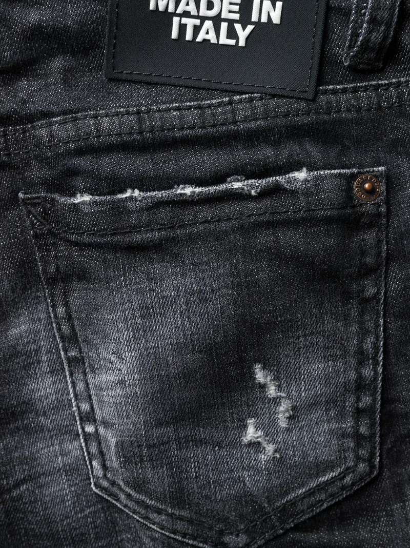 DSQUARED2 DISTRESSED TAPERED JEANS