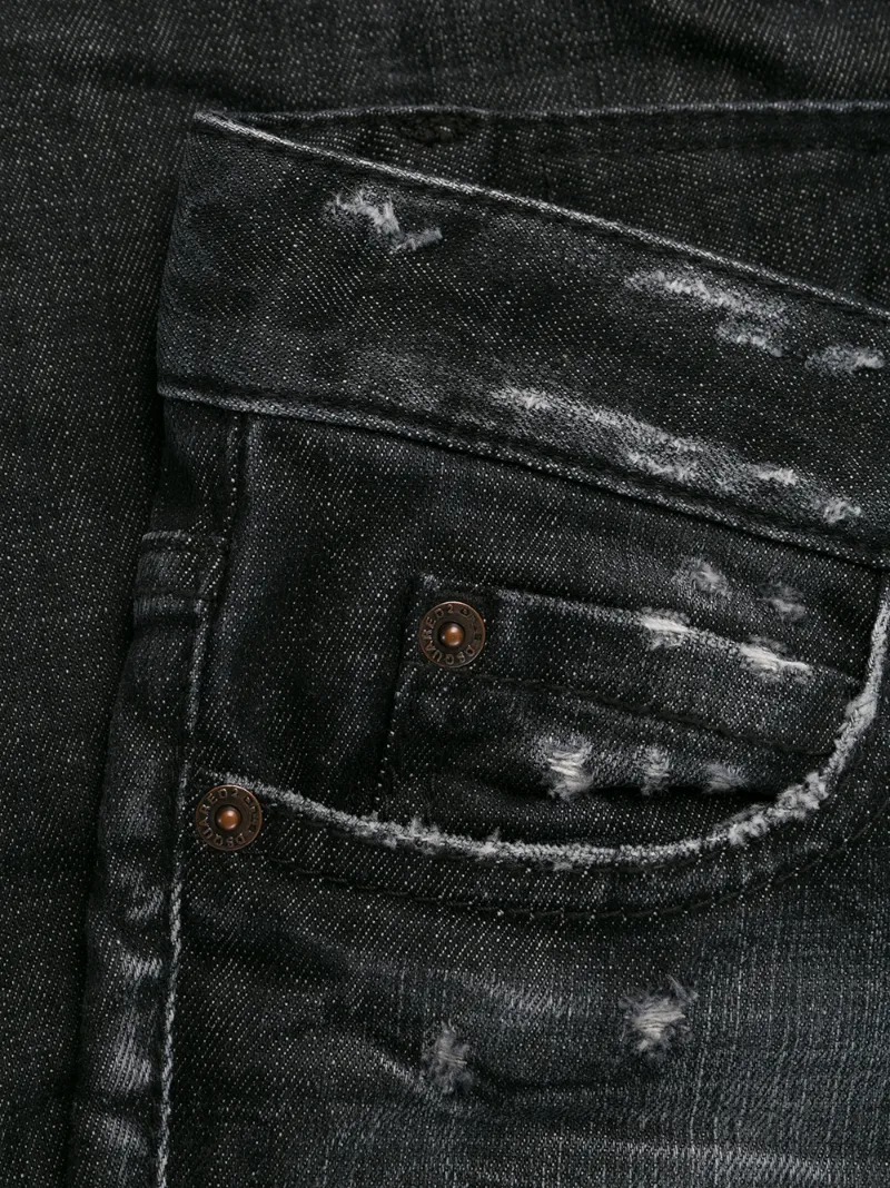 DSQUARED2 DISTRESSED TAPERED JEANS