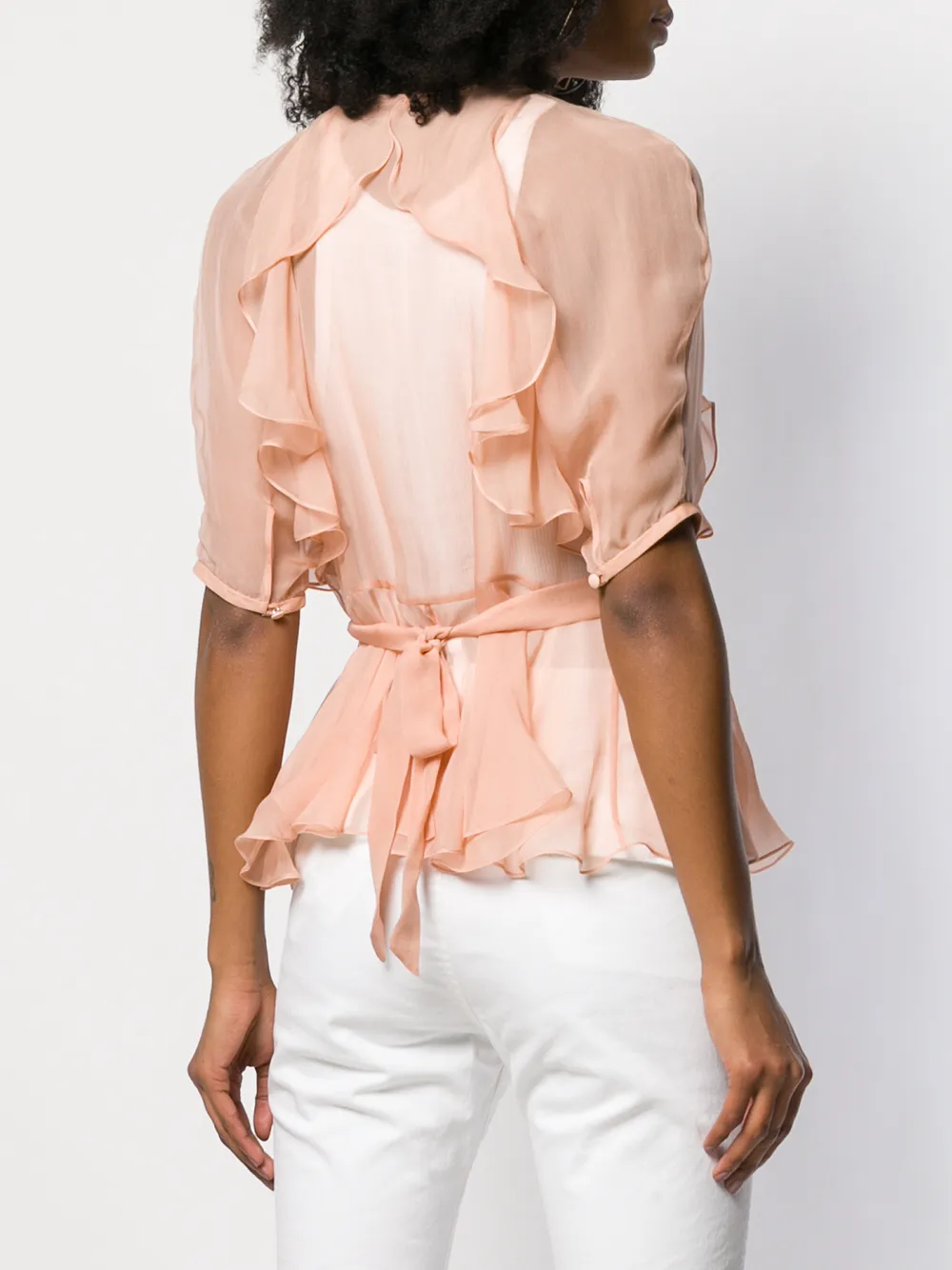 DSQUARED2 Geometrische blouse Beige
