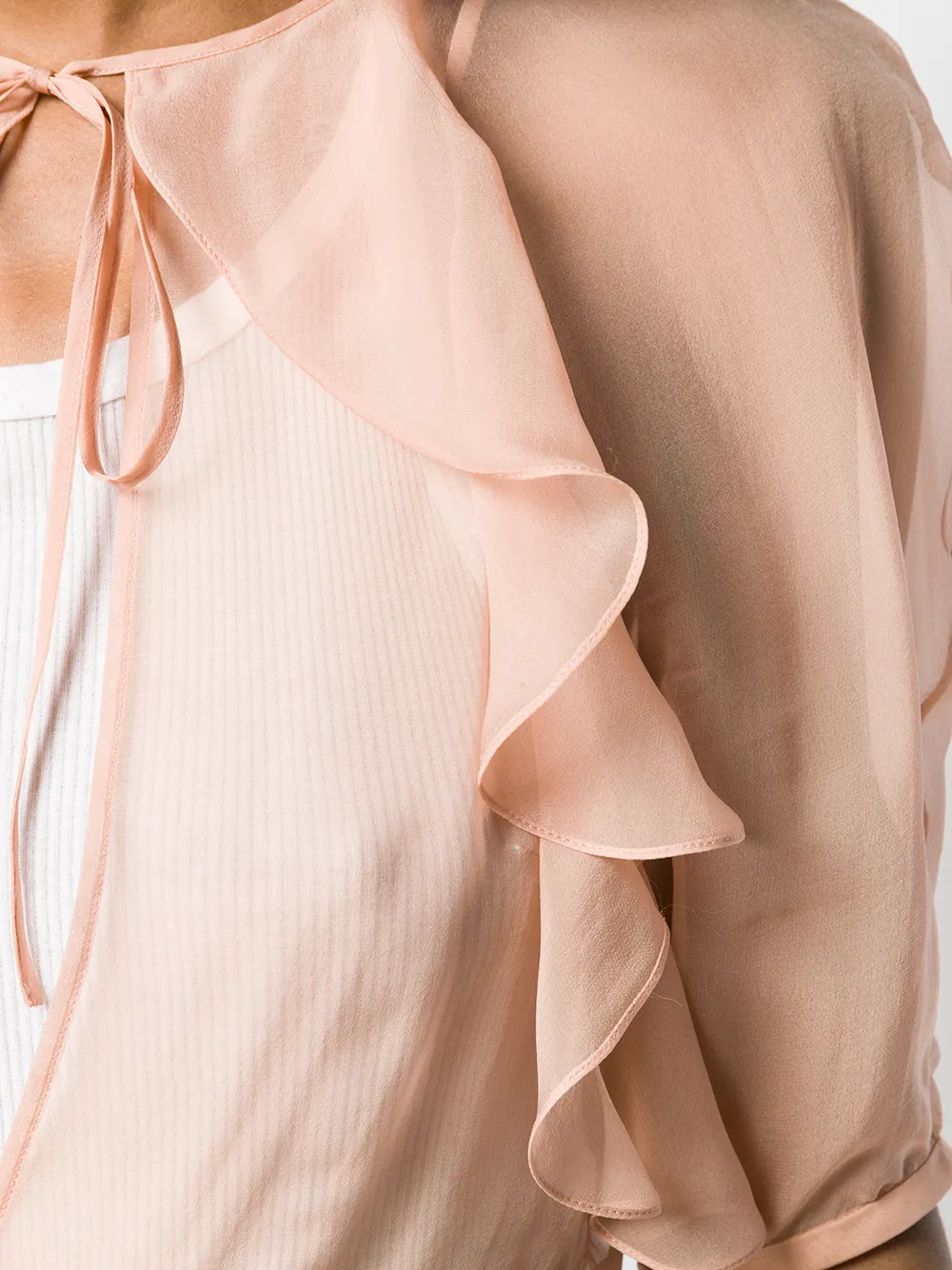 DSQUARED2 Geometrische blouse Beige