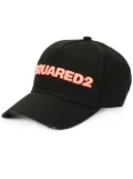 DSQUARED2 Dsquared2 logo baseball cap - Black