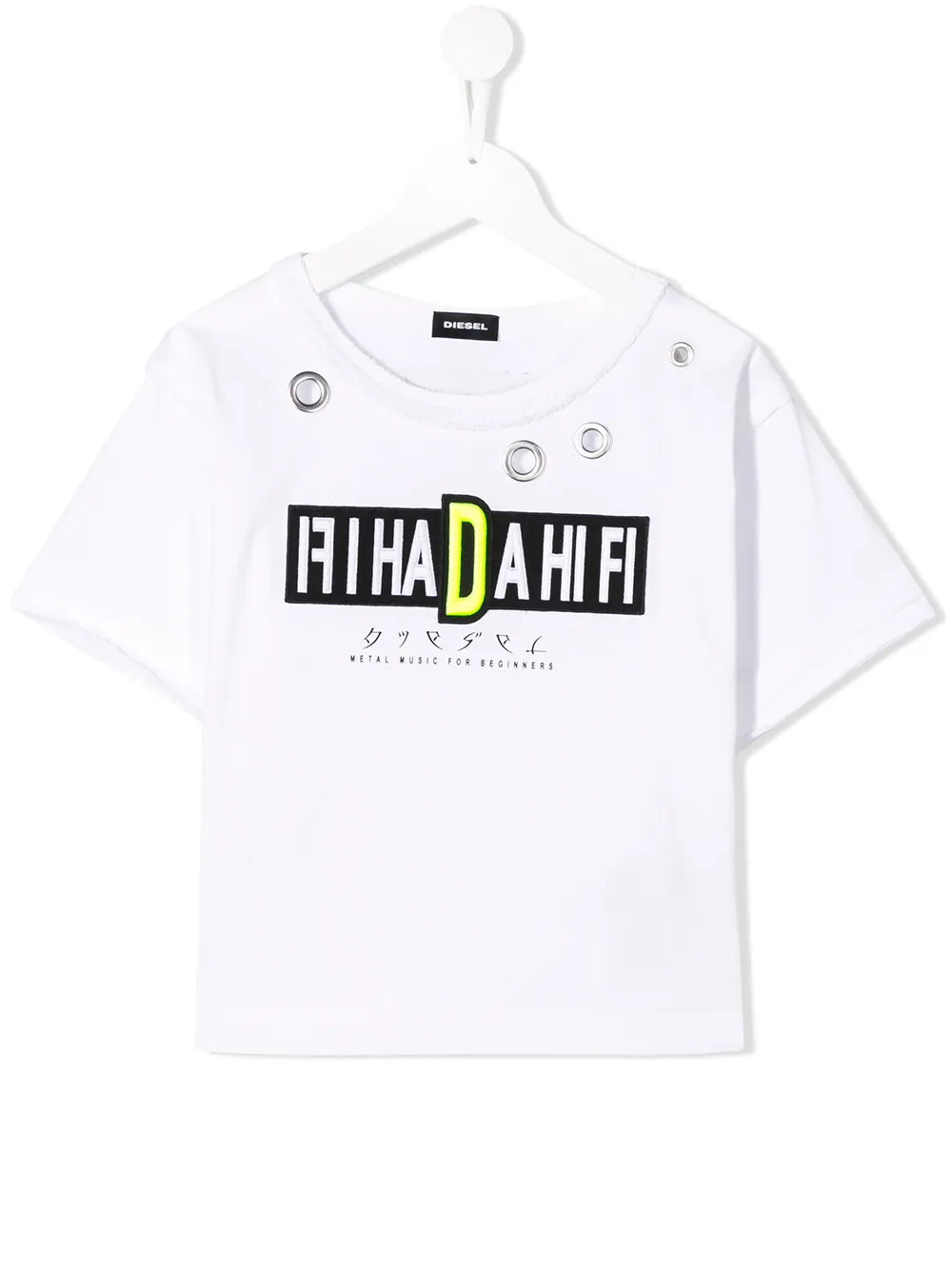 Diesel Kids T-Shirt mit Logo - Weiß