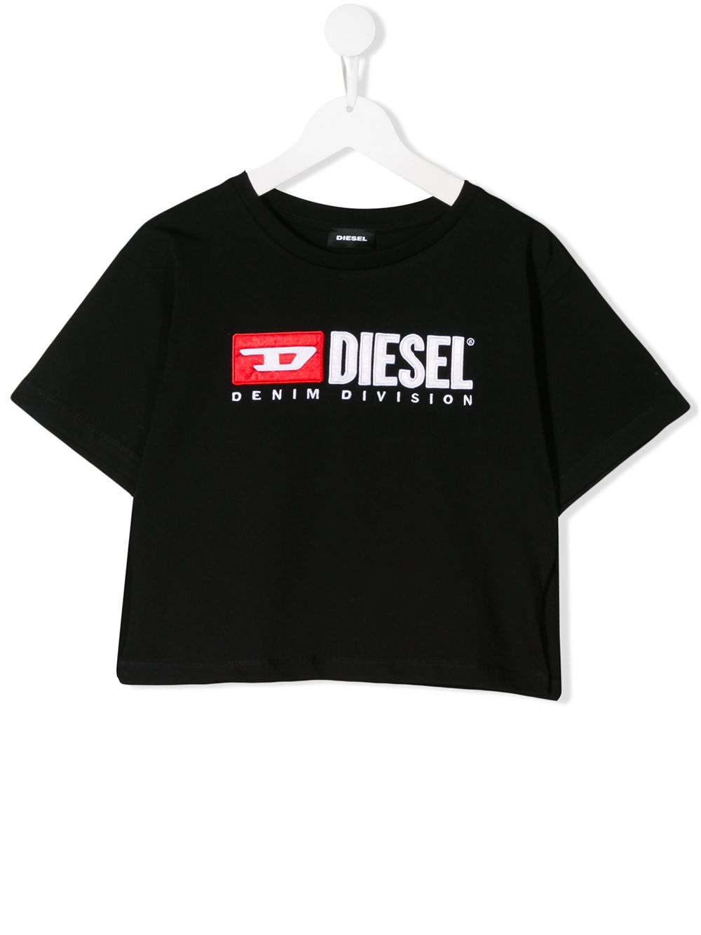 фото Diesel kids футболка с вышитым логотипом