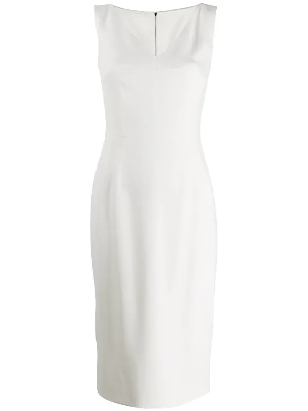 white pencil dress