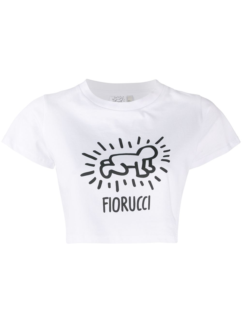 фото Fiorucci укороченный топ Keith Haring