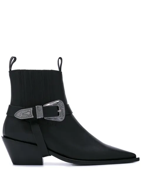 ANINE BING pointed ankle boots