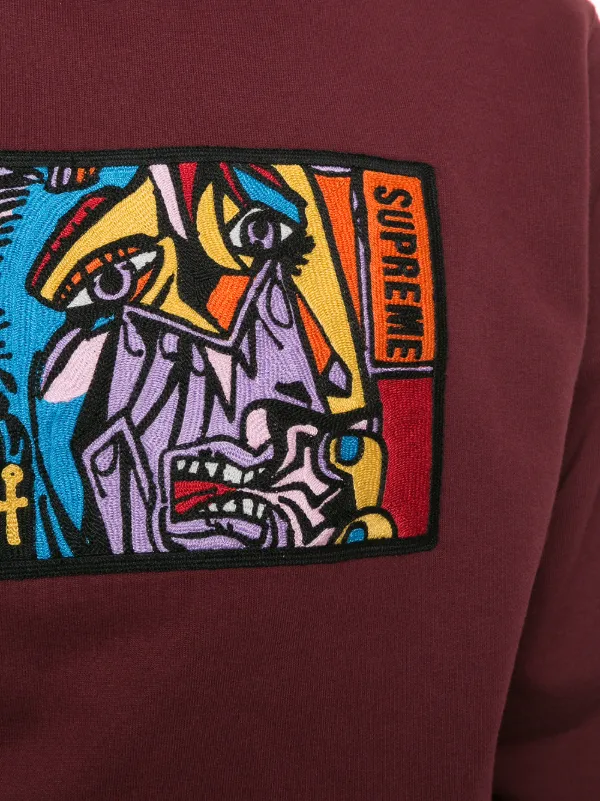 supreme chainstitch hooded