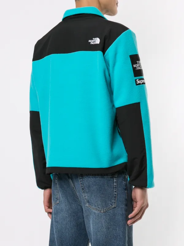 SUPREME THE NORTH FACE ARC LOGO DENALI FLEECE JACKET, TEAL