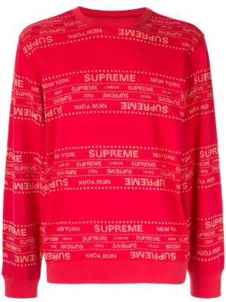 supreme jacquard sweater
