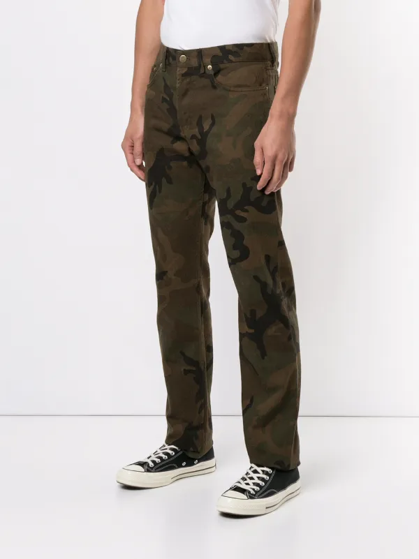 Supreme Louis Vuitton X Supreme Camo Jeans | Green | FARFETCH