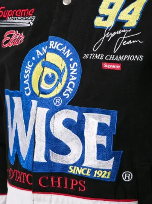 supreme wise racing jacket
