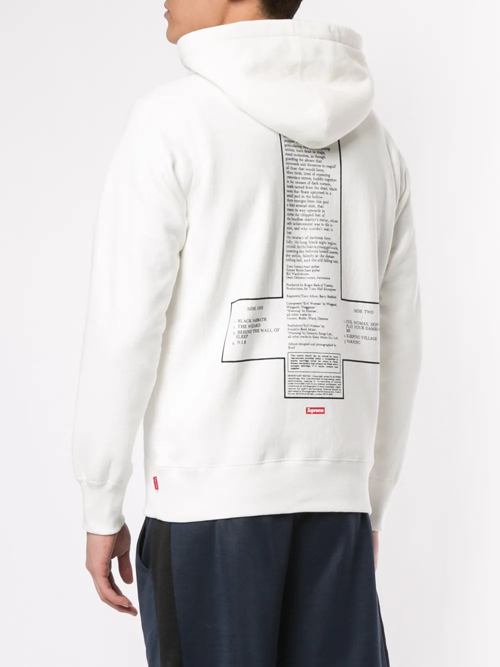 supreme black sabbath hoodie