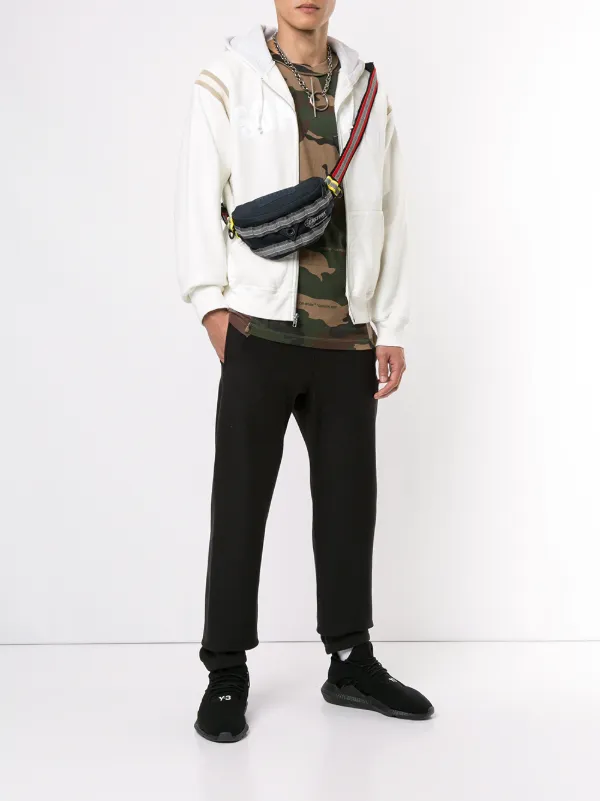 Supreme felpa con zip di colore bianco farfetch bianco cappuccio Supreme felpa con zip di colore bianco farfetch bianco cappuccio