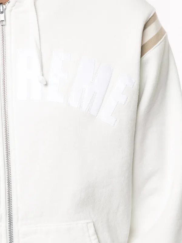 Supreme felpa con zip di colore bianco farfetch bianco cappuccio Supreme felpa con zip di colore bianco farfetch bianco cappuccio