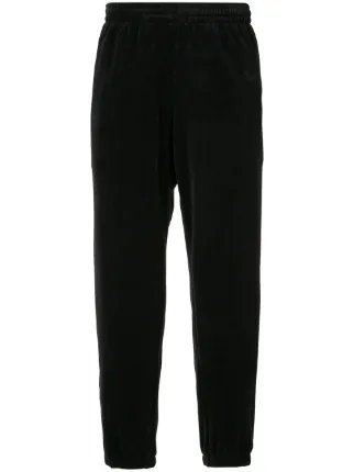 supreme velour track pants