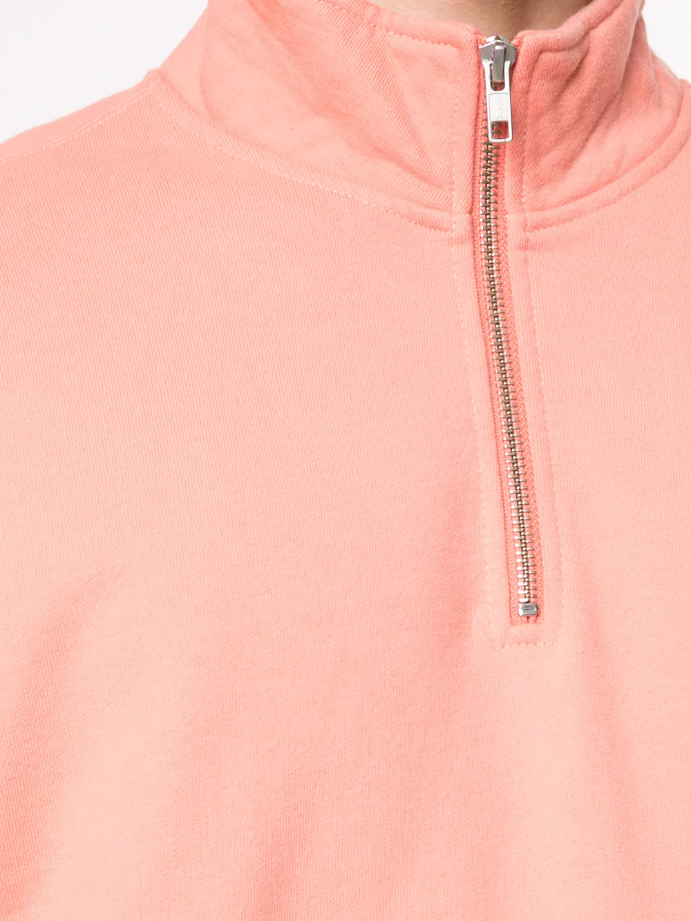 Supreme logo piping half zip top