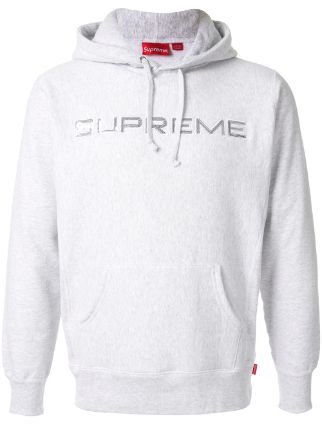 embroidered supreme hoodie