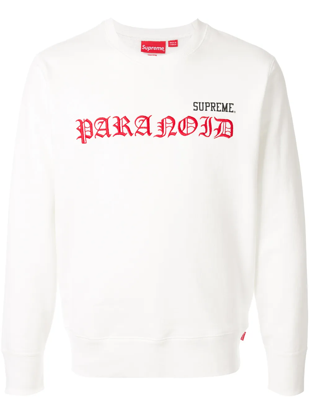 фото Supreme толстовка с логотипом