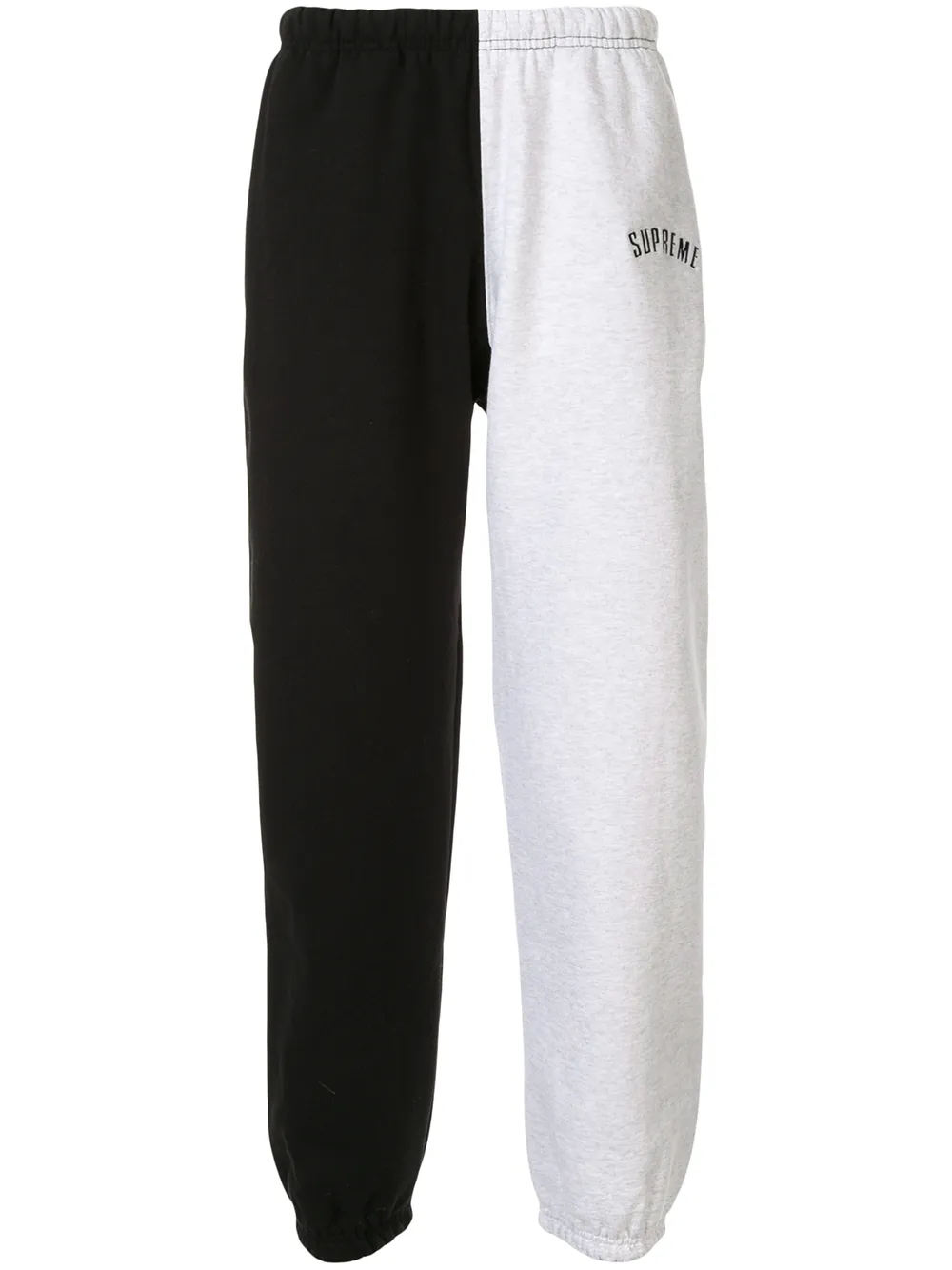 grey supreme sweatpants