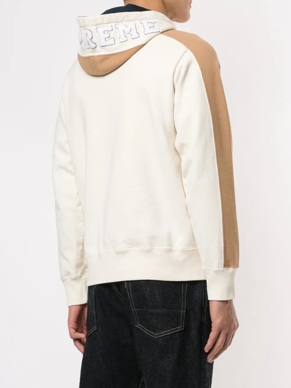 фото Supreme толстовка с капюшоном и вставками