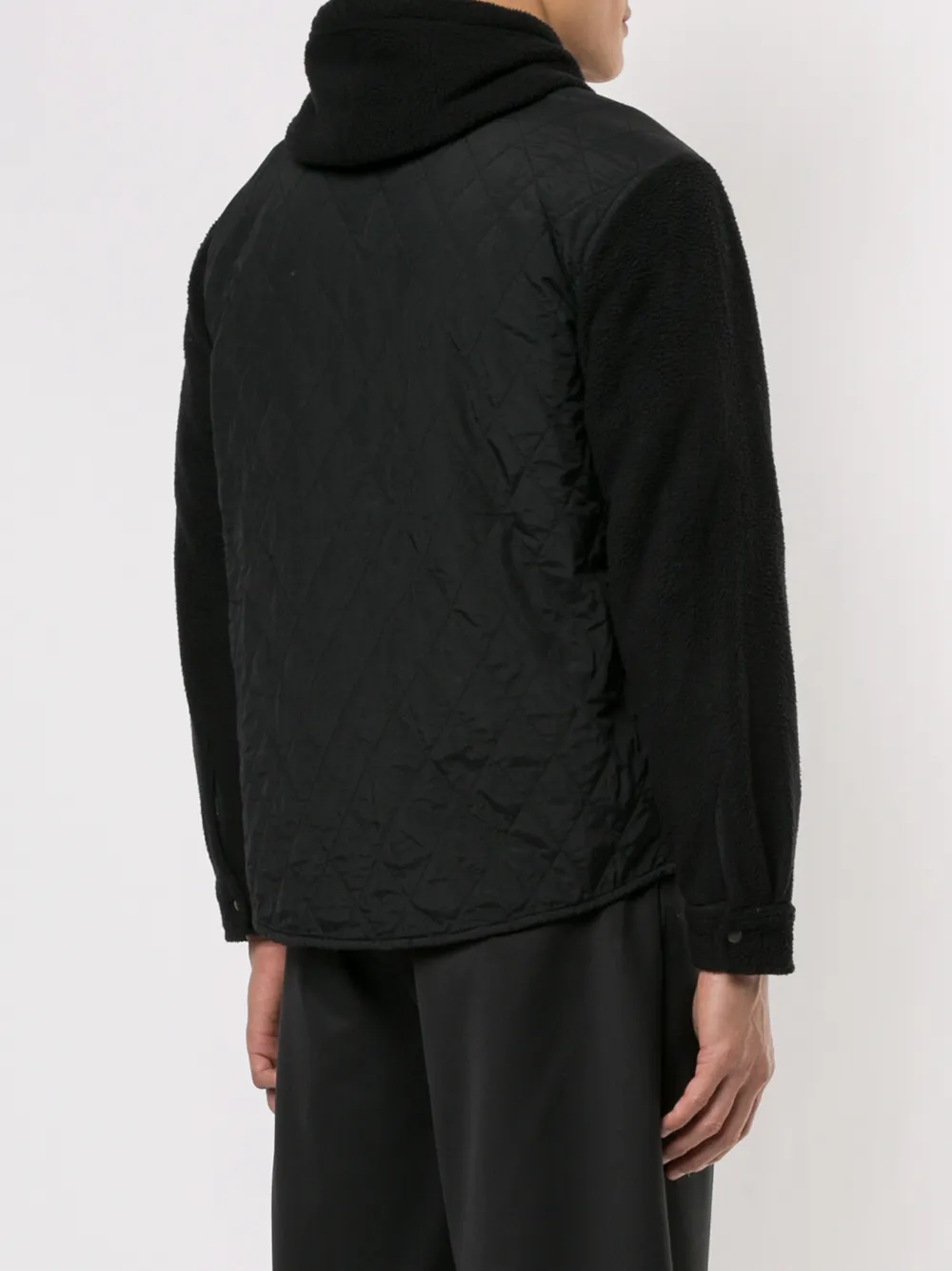 фото Supreme стеганая куртка с капюшоном