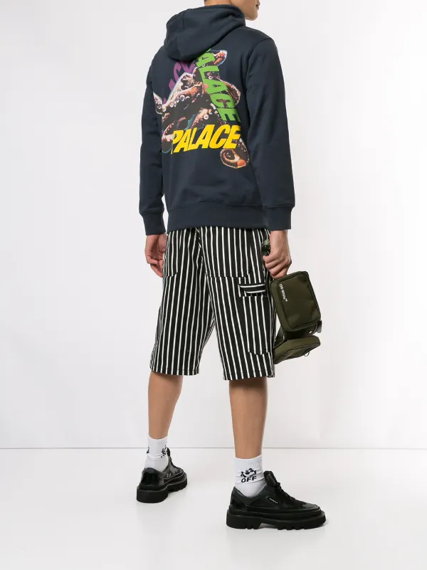 Palace Octo Drawstring Hoodie Farfetch